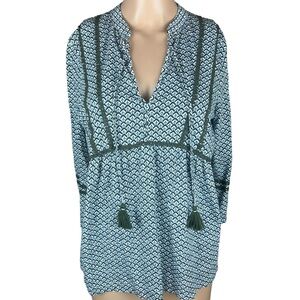 Boden Gemma Tassel shirt size 6 long sleeve